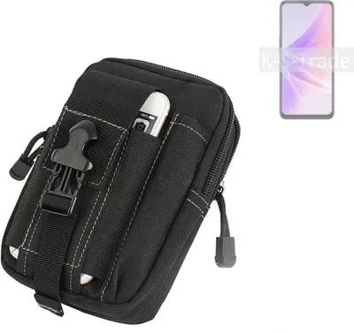 Produktbild von K-S-Trade Gürtel Tasche kompatibel mit Oppo K10 5G India Gürteltasche Holster Schutz Hülle Handy Hülle Smartphone outdoor Handy-Hülle schwarz