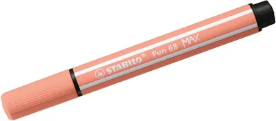 Produktbild von STABILO Pen 68 MAX, 1 Farben, Hellorange, 5 mm, 1 mm, Orange, Rund