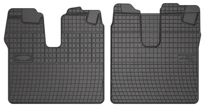 Produktbild von Gummi-Fußmatten Vorne für MAN TGM 2005-2019 – 2-tlg, Schwarz, passgenau – Wielganizator SolidPRO