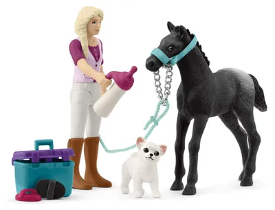 Produktbild von schleich HORSE CLUB Pflegeset für Fohlen, Tier, Horses, Pocket Sets, 5 Jahr(e), Mehrfarbig