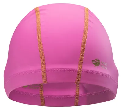 Imagen del producto de Aquawave - Gorro de natación unisex para hombre/mujer, modelo IG2805 (talla única) (rosa violeta/dorado)