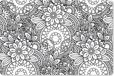 Produktbild von MuchoWow® Mauspad Mousepad Mandala - Zentangle - Muster 27x18 cm - Mousepads - Maus Mat - Pad - Mausunterlage - Büroartikel - Desk Matten
