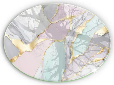 Produktbild von Untersetzer für Grabkerze Motiv Grabstein Gummifüße - 40 cm - Pastellmarmor
