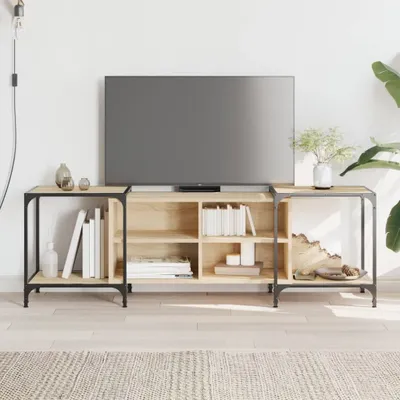 Imagen del producto de Maison Exclusive - Mueble de televisión Sonoma, roble, 153x37x50 cm, material de madera