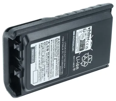 Produktbild von vhbw Akku Ersatz für Yaesu Vertex FNB-V132Li, FNB-V131Li für Funkgerät, Walkie Talkie (1600 mAh, 7,4 V, Li-Ion)