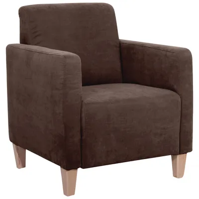 Produktbild von Max Winzer Sessel Milla - Velourstoff braun - Maße: 71 x 70 x 81 cm