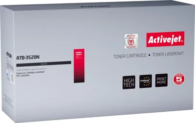 Produktbild von Activejet ATB-3520N Tonerkartusche (Ersatz für Brother TN-3520; Höchste; 20000 seiten; schwarz)