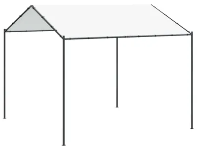 Immagine prodotto di Gazebo vidaXL 4 x 4 x 2,6 m, bianco, in acciaio e poliestere 180 g/m²