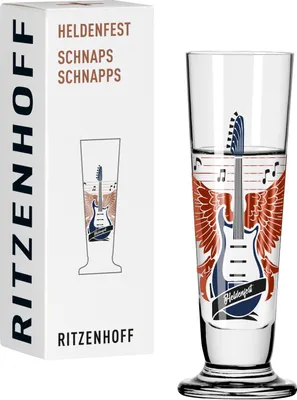 Produktbild von Ritzenhoff Schnapsglas Heldenfest #17, A. Behnke H25, Kristallglas, 52 ml, 1061017