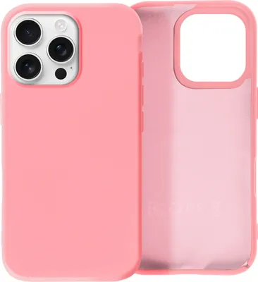 Produktbild von Avizar, Halbsteife Soft Touch Silikon Handyhülle für iPhone 16 Pro Max, Hellrosa