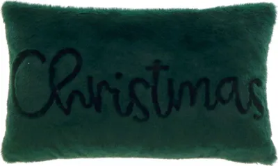 Produktbild von Unique Living | Dekokissen Weihnachten 30x50cm dunkelgrün | Dekokissen Wohnzimmer oder Schlafzimmer