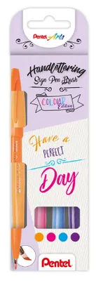 Obrázek produktu pro Pentel Faserschreiber 4ST Sign Prush Pen sort.