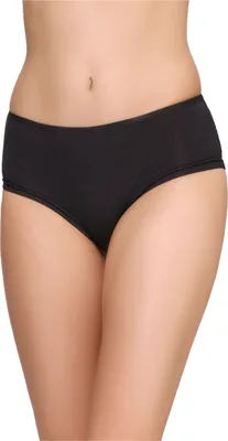 Produktbild von Bellivalini Damen Glatte Bequeme Unterhose Slip BLVDA036 (Schwarz/Weiß (2Pack), 44 (Herstellergröße: XXL))