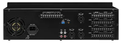 Produktbild von MONACOR Matrix-Mischverstärker 100V/8/4Ohm 4x40W 4Zonen/5Kanäle sw PA-4040