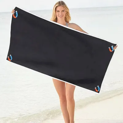 Produktbild von Schnelltrocknendes Mikrofaser-Handtuch mit Magnet, faltbares Sporthandtuch für Reisen – GoTowel