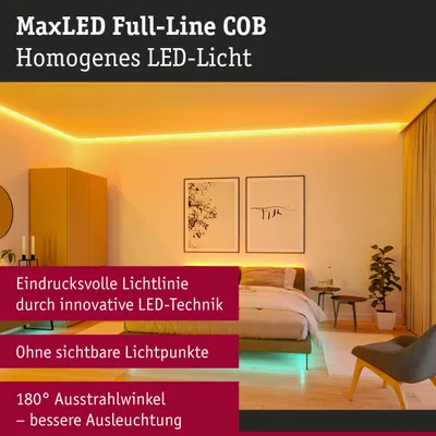 Produktbild von MaxLED 1000 LED Strip Basisset COB 3m RGBW  27W 1038lm/m RGBW+ 60VA