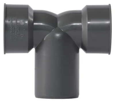Image de Coude Double d'Évacuation HTsafeDSW DN 40/50 pour Assainissement