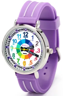 Produktbild von Kiddus Lernuhr Kinder, Analoge Armbanduhr ab 5 Jahren, Jungen Mädchen