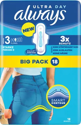 Obrázok produktu pre always 8006530125772 always dámské vložky Ultra Day, Long Plus, s krídelkami, BigPack