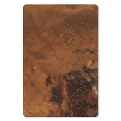 Produktbild von MuchoWow® Mauspad Mousepad Muster - Bronze - Gold 18x27 cm - Mousepads - Maus Mat - Pad - Mausunterlage