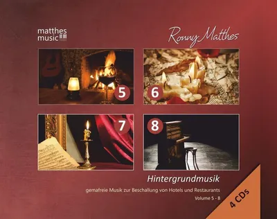 Immagine prodotto di Musica di sottofondo: Vol.5-8-Gemafree music (4cds)