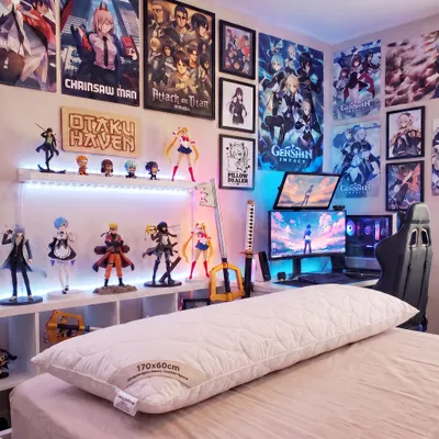 Produktbild von Seitenschläferkissen, 170 x 60cm Dakimakura Innenkissen., KI-generiertes Bild