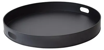 Produktbild von LOFT42 Tablett Tablett aus Metall – Schwarz – Ø40 cm