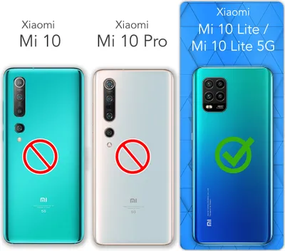 Produktbild von EAZY CASE Handykette kompatibel mit Xiaomi Mi 10 Lite 5G, Handyhülle mit Umhängeband, Handykordel, Schutzhülle Clear, Band in Schwarz