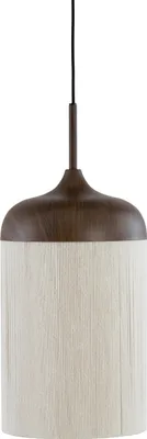 Obrázek produktu pro Light & Living - závěsné svítidlo - Dania - béžová hnědá - bavlna kov - Ø 27cm - E27 - 2985652