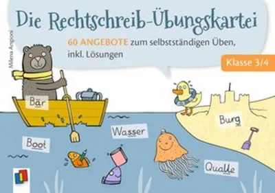 Produktbild von Die Rechtschreib-Übungskartei - Klasse 3/4