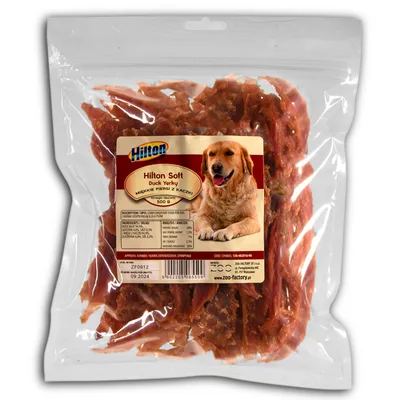 Produktbild von HILTON Soft Duck Jerky - Hundeleckerli - 500 g