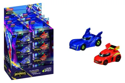 Obrázok produktu pre DC Comics Batwheels – rôzne modely autíčok, ktoré sa dajú ťahať a rozbehať – Carrera – (Hračky / Zboží)