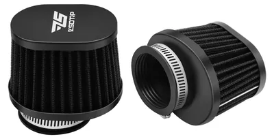 Imagen del producto de 2 filtros de aire universales para motocicletas, de 50 mm, compatibles con diversos modelos