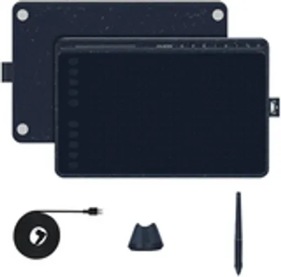 Obrázek produktu pro Huion HS611 Blue, Kabelgebunden, 5080 lpi, 258,4 x 161,5 mm, USB, 1 cm, Blau