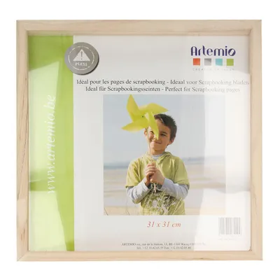Produktbild von Tiefer Holzfotorahmen 32,5 x 32,5 cm – Artemio