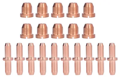 Produktbild von 10 Set Plasmaschneider Verbrauchsmaterialien Elektrodenspitzen-Kit Schneidbrenner-Düsenzubehör TC80