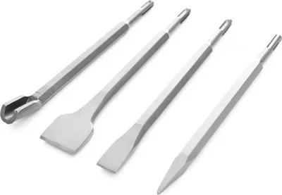 Image de Jeu de burins SDS Plus 250 mm, 4 pièces, Geko