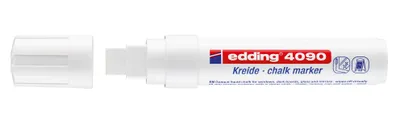 Produktbild von Edding 4090 Fenstermarker weiß 4-15mm Keilspitze