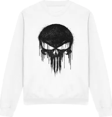 Obrázek produktu pro The Punisher - mikina pro muže/dámy Uni TV15168 (XL) (bílá)