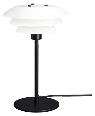 Produktbild von Tischlampe, Tischleuchte, Nachttischlampe, Schreibtischlampe, LED Leselampe, DL20 Opal/schwarz