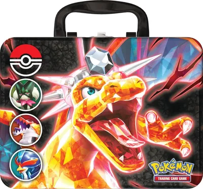 A Pokémon Collector Chest with various Pokémon characters depicted on it.
