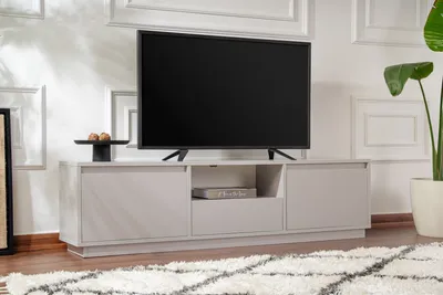 Produktbild von Skye Decor, Vanguard - Grey, TV-Ständer, Grau, 100 % melaminbeschichtete Spanplatte, 160 x 29,5 x 42