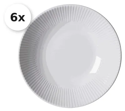 Produktbild von Suppenteller 20cm 6er Set Banda weiss