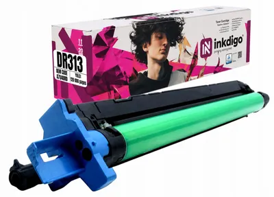 Produktbild von Inkdigo Bildtrommel DR313K für Minolta Bizhub C458, C558, C658, 308 – Schwarz, 120000 Seiten,, KI-generiertes Bild