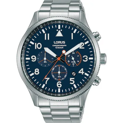Zdjęcie produktu dla Chronograf Lorus posrebrzany/stalowy kolekcja Sport - mężczyzna