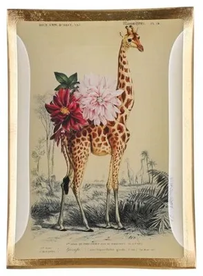 Produktbild von Gift Company Glasteller Love Plates Giraffe (14,2m)