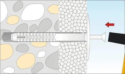 Produktbild von TOX Dämmstoffdübel Husky 8x120 mm - 50 Stück - 02210245