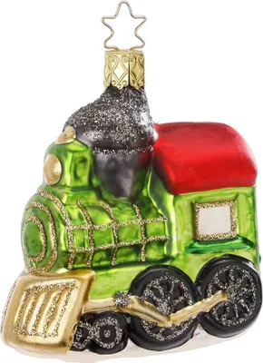 Produktbild von Christbaumschmuck Weihnachts-Lok 8.5cm