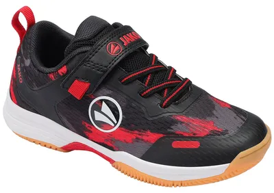Produktbild von Jako Sportschuh Fun Id Junior - schwarz/anthrazit/rot, Größe:39