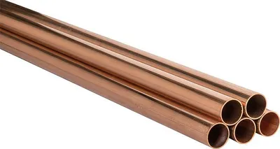 Produktbild von Kupferrohr in 5 m Stangen 12 15 18 22 28 35 42 54 mm Bund Kupfer DVGW Heizung : 9371357.12x1-Bund